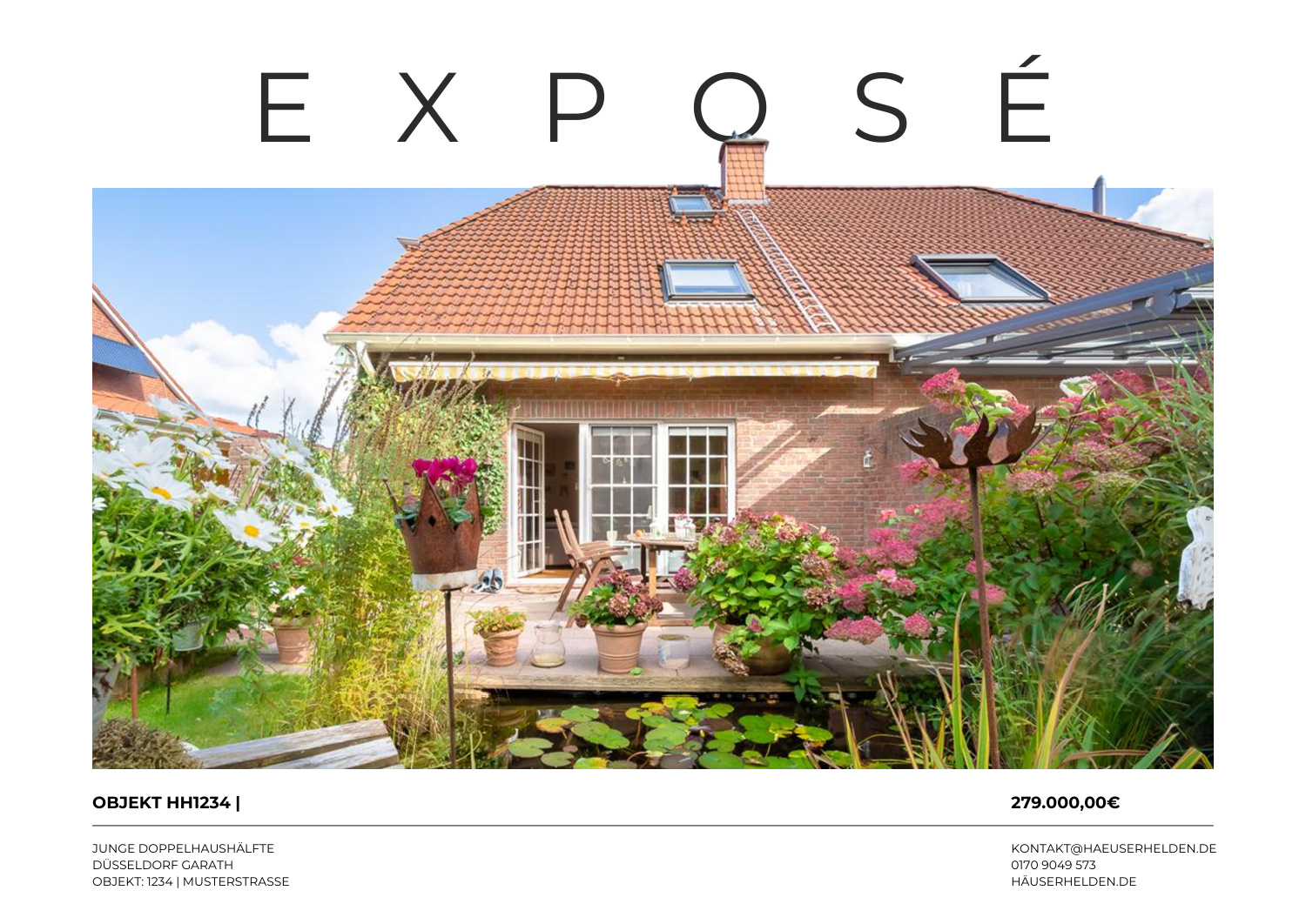 Ihr finales, ultimatives Exposé-Design